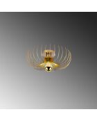 Karsortel N 641 1 lampada da soffitto dorata - 42 x 42 x 25 cm