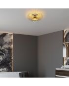 Karsortel N 641 1 lampada da soffitto dorata - 42 x 42 x 25 cm