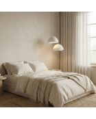 Luna Luna 40 40 T witte Lora kroonluchter - 50 x 50 x 35 cm