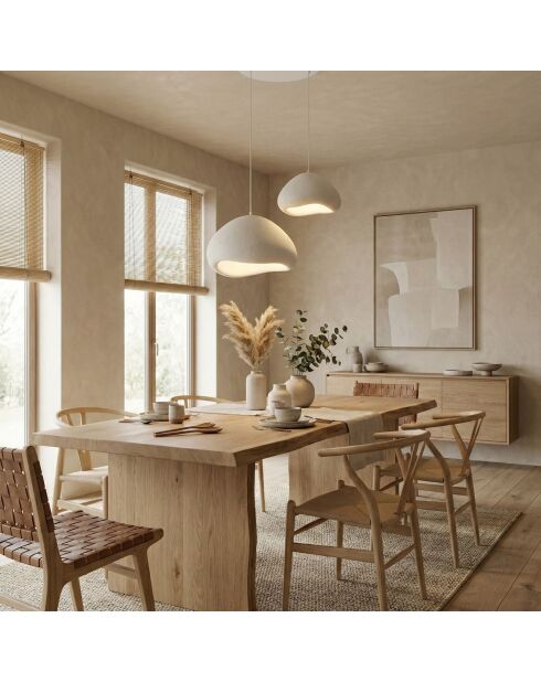 Luna Lora 40 50 T weißer Kronleuchter, 60 x 65 x 40 cm