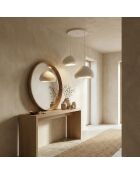 Luna Lora 40 50 T weißer Kronleuchter, 60 x 65 x 40 cm