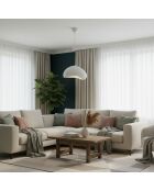 Lampadario Loval 30 Luna bianco - 36 x 30 x 21 cm