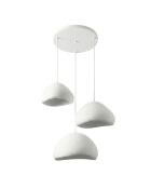 Luna Luna Lora Set T Lampadario Bianco - 55 x 45 x 60 cm