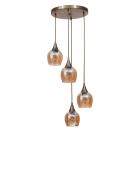 Lampadario 2615959 miele/oro - 39 x 33 x 32 cm