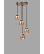 Lampadario 2615959 miele/oro - 39 x 33 x 32 cm