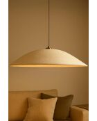 Lampadario BK182 oro/crema - 52 x 52 x 23 cm