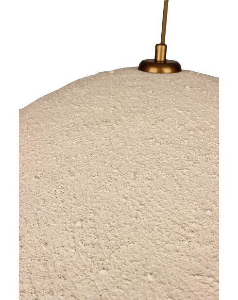 Lampadario BK182 oro/crema - 52 x 52 x 23 cm