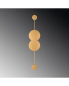 Ledos 15543 A goldene Wandlampe - 50 x 20 x 20 cm