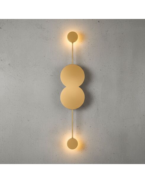 Ledos 15543 A goldene Wandlampe - 50 x 20 x 20 cm