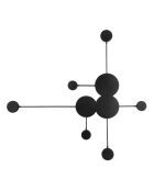 Ledos 15542 schwarze Wandleuchte - 60 x 60 x 15 cm