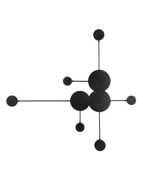 Ledos 15542 schwarze Wandleuchte - 60 x 60 x 15 cm