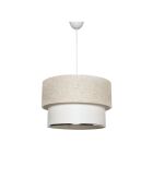 Lampadario Tm121 crema/bianco - 33 x 33 x 22 cm