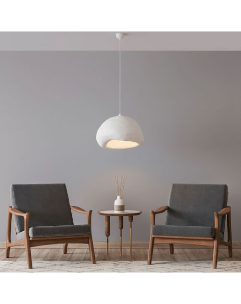 Lampadario Loval 40 Luna bianco - 45 x 45 x 35 cm