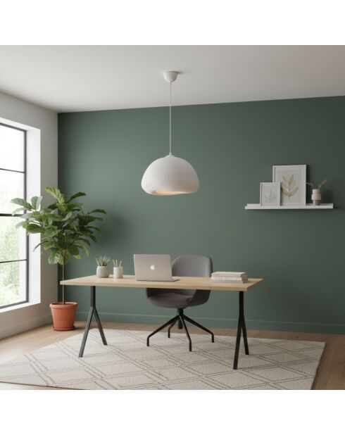 Lampadario Loval 40 Luna bianco - 45 x 45 x 35 cm