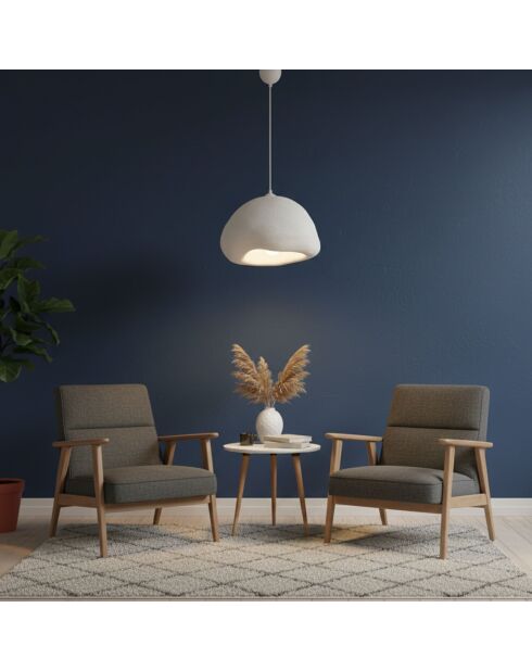 Lampadario Loval 40 Luna bianco - 45 x 45 x 35 cm