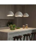 Lora Set C Luna weißer Kronleuchter - 140 x 42 x 40 cm