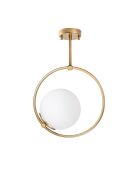 Dolunay 3903 gouden kroonluchter - 35 x 35 x 27 cm