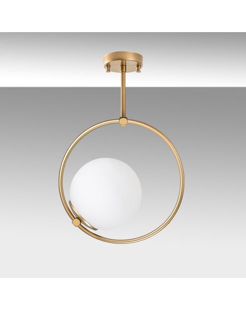 Dolunay 3903 gouden kroonluchter - 35 x 35 x 27 cm