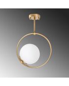 Dolunay 3903 gouden kroonluchter - 35 x 35 x 27 cm