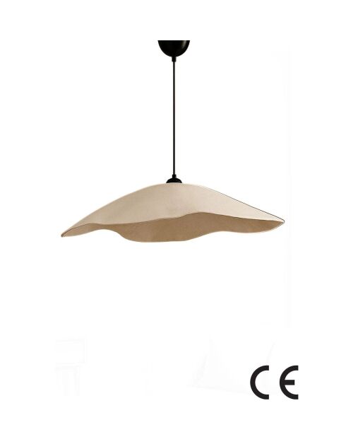 Lampadario BK200 crema/oro - 61 x 32 x 30 cm