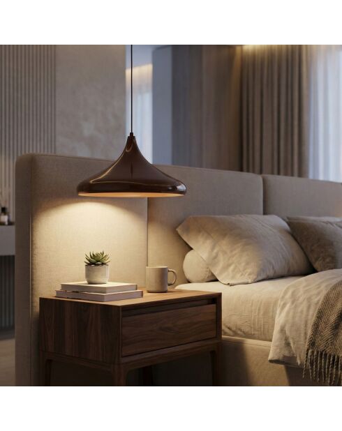 Lampadario marrone Eysan 207 - 37 x 37 x 25 cm