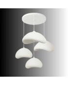Luna Set Luna 30 4 T Nua Lampadario bianco - 65 x 65 x 52 cm