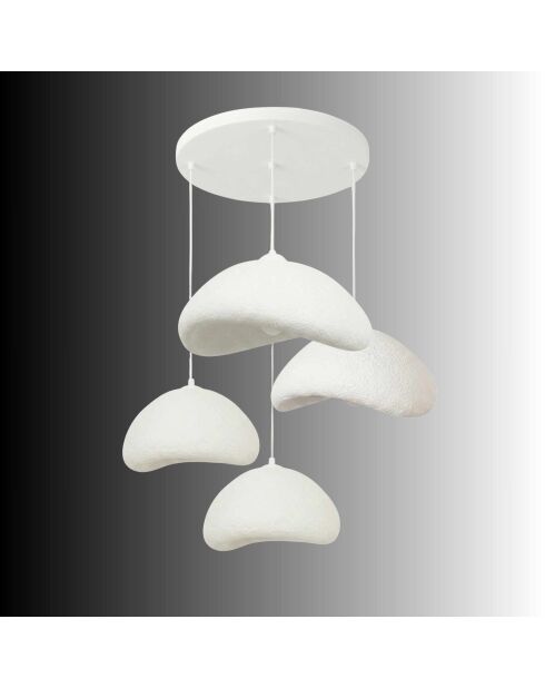 Luna Set Luna 30 4 T Nua Lampadario bianco - 65 x 65 x 52 cm