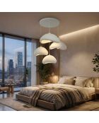 Luna Set Luna 30 4 T Nua Lampadario bianco - 65 x 65 x 52 cm