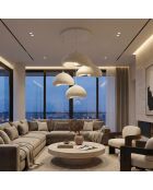 Luna Set Luna 30 4 T Nua Lampadario bianco - 65 x 65 x 52 cm