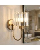 Yakops 15710 Lampada da parete dorata - 28 x 28 x 28 cm