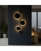 Ledos 15540 schwarze Wandleuchte - 85 x 35 x 46 cm