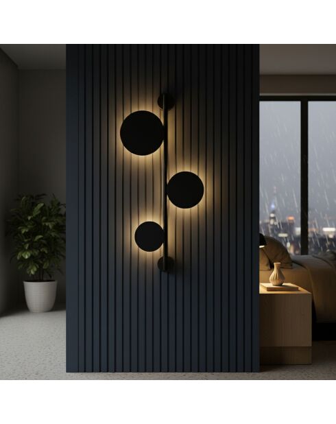 Ledos 15540 schwarze Wandleuchte - 85 x 35 x 46 cm