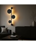 Ledos 15540 schwarze Wandleuchte - 85 x 35 x 46 cm