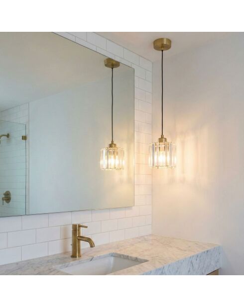 Lampadario Yakops 15720 dorato - 22 x 22 x 22 cm