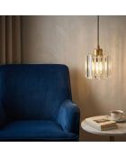 Lampadario Yakops 15720 dorato - 22 x 22 x 22 cm