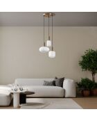 Lampadario dorato Asker 15201 - 55 x 55 x 42 cm