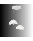 Lámpara Luna 30 2 T Luna blanca - 44 x 40 x 30 cm