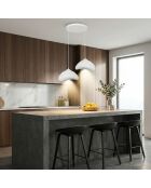 Lámpara Luna 30 2 T Luna blanca - 44 x 40 x 30 cm