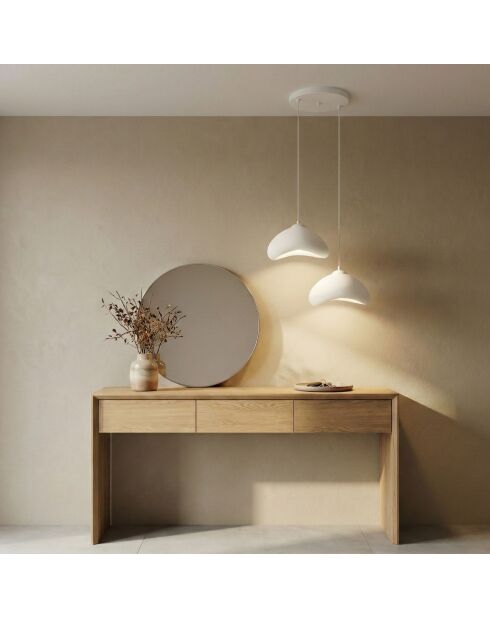 Lámpara Luna 30 2 T Luna blanca - 44 x 40 x 30 cm