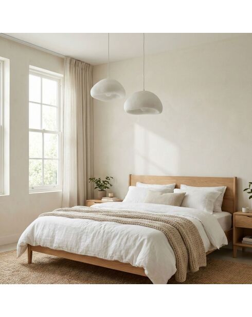 Loval 40 40 T Luna weißer Kronleuchter - 50 x 50 x 35 cm