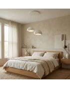 Loval 40 40 T Luna weißer Kronleuchter - 50 x 50 x 35 cm