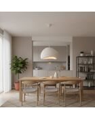 Lampadario Lora 50 Luna bianco - 60 x 55 x 35 cm