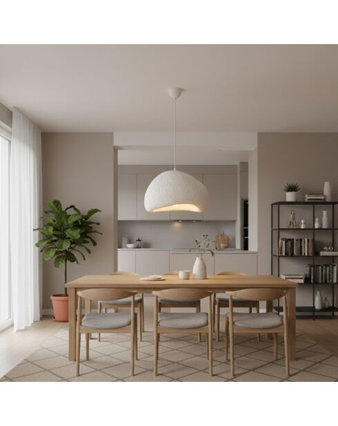 Lampadario Lora 50 Luna bianco - 60 x 55 x 35 cm