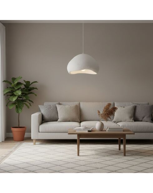 Lampadario Lora 50 Luna bianco - 60 x 55 x 35 cm