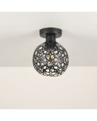 Selcuklu Mr 788 S P lampada da parete nera - 22 x 22 x 22 cm