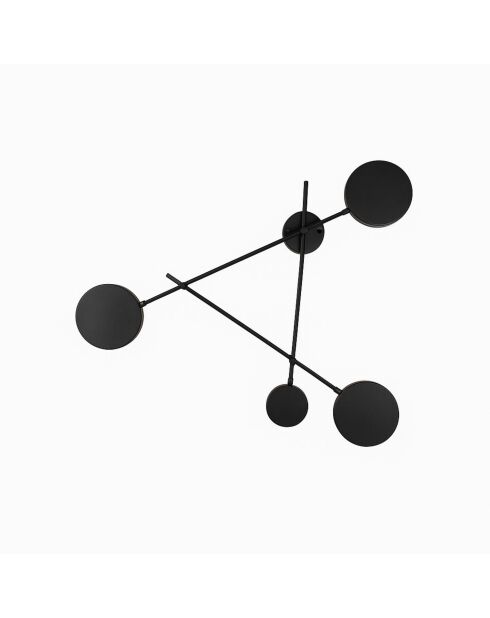 Ledos 15541 schwarze Wandleuchte - 85 x 85 x 15 cm