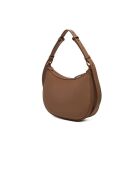 Half Moon Mini FL Vitello Seta Ginger Cookie Schultertasche, 19 x 7 x 26 cm