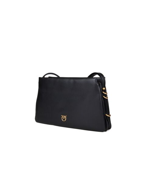 Borsa a tracolla Triplet Soft Calf nera - 34x20x7 cm