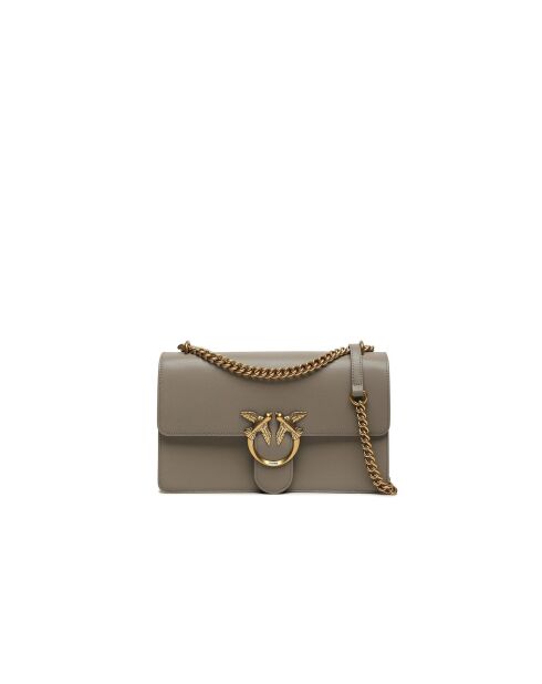Love One Classic DC Vitello Seta Taupe schoudertas - 27x16,5x7 cm