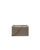 Love One Classic DC Vitello Seta Taupe schoudertas - 27x16,5x7 cm